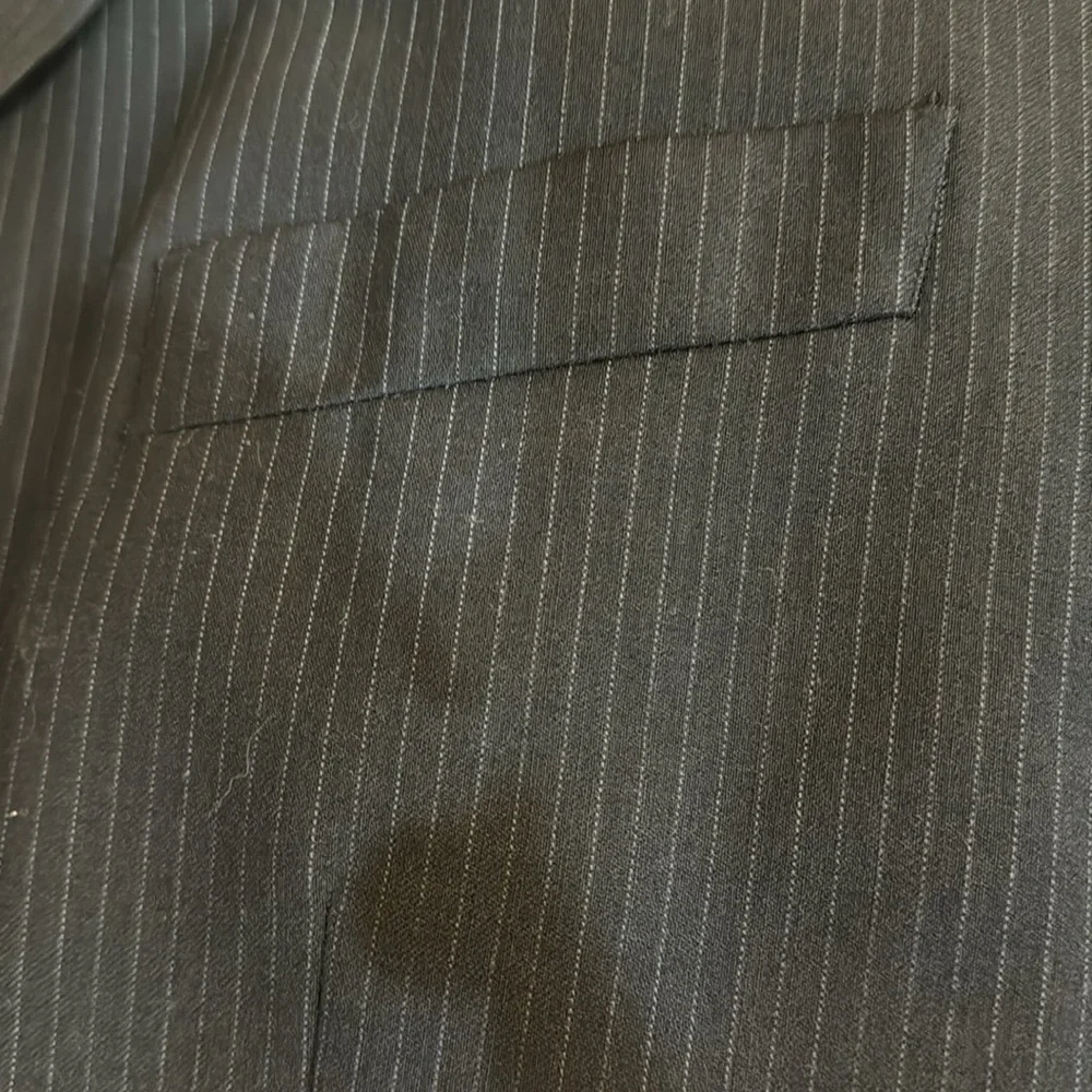 Axcess Black Wool‎ Pin Stripe Blazer